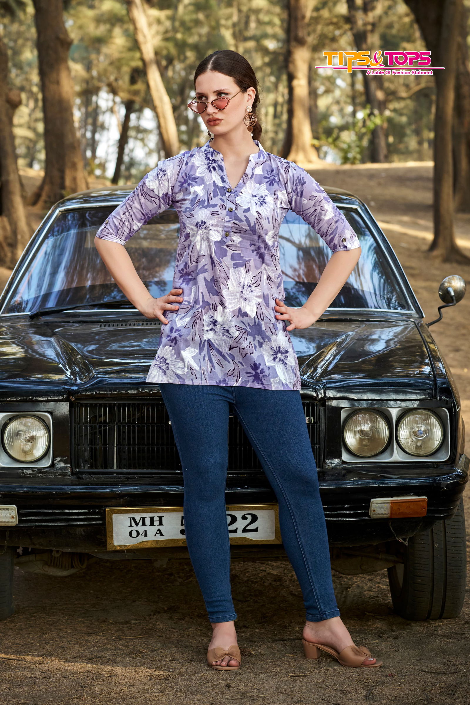Cotton Shorties Vol 7 By Tips And Tops Cotton Printed Ladies Top Orders In India